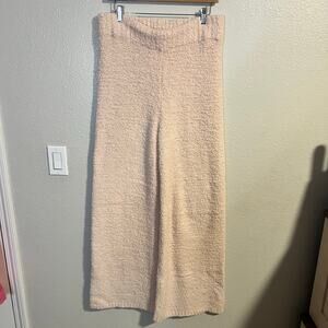 Skims Cozy Knit Lounge Pants Pink Size L/XL